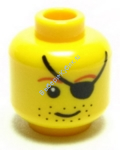 Деталь Лего Голова Минифигурки Цвет Желтый