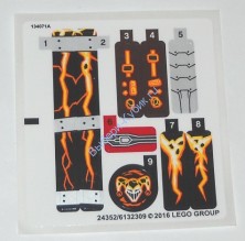 Наклейки К Набору Лего 70314 - (24352/6132309)