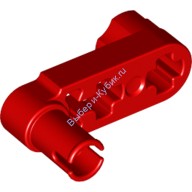 Деталь Лего Техник Бим 1 х 3 С Двумя Отверстиями Под Ось И Пином Цвет Красный