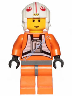  Минифигурка Лего Звездные Войны- Luke Skywalker (Pilot, 20th Anniversary Torso) sw1024