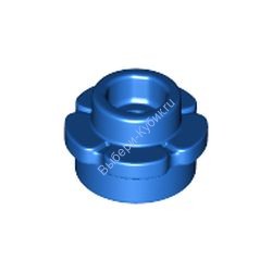Деталь Лего Пластина Круглая 1 х 1 С Лепестками (5 Лепестков) Цвет Синий