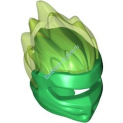 Деталь Лего Шлем Ниндзя С Рисунком Цвет Зеленый