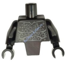 Деталь Лего Торс С Рисунком Цвет Черный