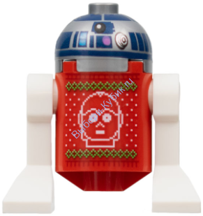 Минифигурка Лего Звездные Войны -   Astromech Droid, R2-D2
