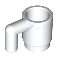 Деталь Лего Кружка Цвет Белый