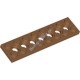 Деталь Лего Техник Пластина 2 х 8 С 7 Отверстиями Цвет Карамельный