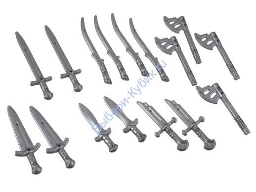 Деталь Лего Набор Оружия Властелин Колец Цвет Перламутрово-Светло-Серый