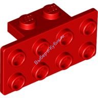 Деталь Лего Кронштейн 1 х 2 2 х 4 Цвет Красный