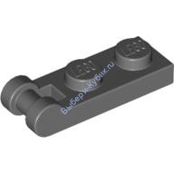 Деталь Лего Пластина 1 х 2 С Ручкой На Конце - Закрытые Концы Цвет Темно-Серый