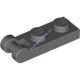 Деталь Лего Пластина 1 х 2 С Ручкой На Конце - Закрытые Концы Цвет Темно-Серый