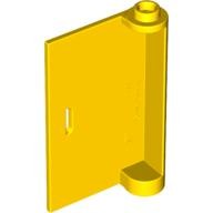 Деталь Лего Дверь 1 х 3 х 4 Левая - Пустотелые Петли Цвет Желтый