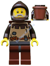 Минифигурка Лего Фентези Рыцари Крестьянин cas409