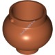 Деталь Лего Горшочек Цвет Темно-Оранжевый