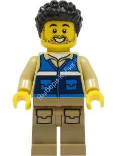 Минифигурка Лего Сити Спасатель