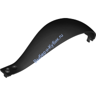 Деталь Лего Панель 4 х 4 х 13 Изогнутая Коническая С Зажимом На Каждом Конце Цвет Черный