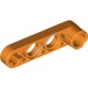 Деталь Лего Техник Бим 1 х 4 Тонкий Со Втулкой Цвет Оранжевый
