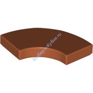 Деталь Лего Плитка Круглый Угол 2 х 2 Макарони Цвет Темно-Оранжевый