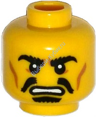 Деталь Лего Голова Минифигурки Мужская Цвет Желтый