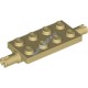 Деталь Лего Пластина 2 х 4 С Пинами Цвет Песочный