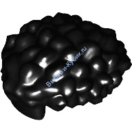 Деталь Лего Волосы Цвет Черный