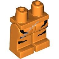 Деталь Лего Ноги С Рисунком Цвет Оранжевый