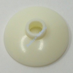 Деталь Лего Тарелка 2 х 2 Перевернутая Цвет Светящийся В Темноте Белый