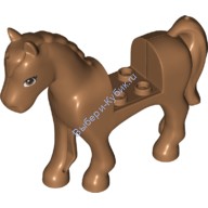 Деталь Лего Лошадь С 2 х 2 Вырезом Цвет Карамельный