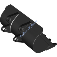 Деталь Лего Техник Ковш Экскаватора 8 х 10 Цвет Черный