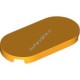 Деталь Лего Плитка Круглая 2 х 4 Овальная Цвет Ярко-Светло-Оранжевый