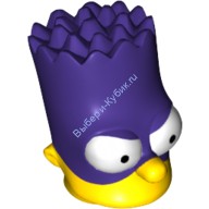 Деталь Лего Голова Модифицированная Симпсоны Цвет Желтый