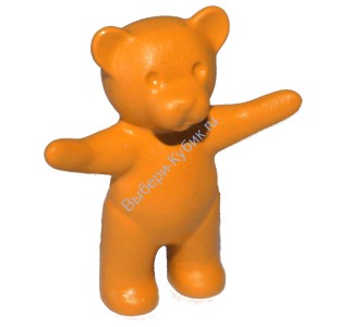 Деталь Лего Мишка Тэдди Цвет Ярко-Светло-Оранжевый
