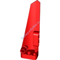 Деталь Лего Техник Панель # 6 Длинная Гладкая Сторона B Цвет Красный