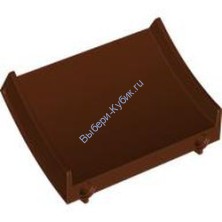 Деталь Лего Секция Рампы Цвет Коричневый