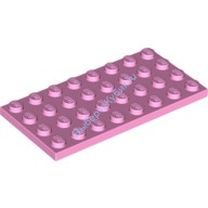Деталь Лего Пластина 4 х 8 Цвет Ярко-Розовый