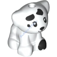 Деталь Лего Собака Щенок Цвет Белый