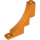 Деталь Лего Арка 1 х 5 х 4 Обратная Цвет Оранжевый