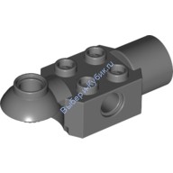 Деталь Лего Техник Кубик Модифицированный 2 х 2 С Половиной Поворотного Шарнира Цвет Темно-Серый