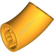 Деталь Лего Кубик Круглый 2 х 2 Изогнутый Цвет Ярко-Светло-Оранжевый