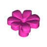 Деталь Лего Цветок С Семью Лепестками Цвет Темно-Розовый
