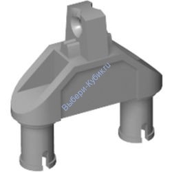 Деталь Лего Петля 1 х 3 Треугольник С Двумя Пинами Цвет Светло-Серый