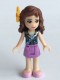 LEGO® FRIENDS™ Оливия, юбка лаванда, темно-синяя жилетка, цветочек на голове