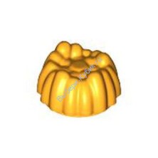 Деталь Лего Волосы Небольшого Размера С Колючим Пучком Цвет Ярко-Светло-Оранжевый