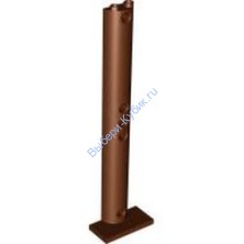 Деталь Лего Опора 2 x 4 x 13 С Отверстиями Цвет Коричневый