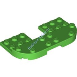 Деталь Лего Пластина 4 x 8 x 2/3 С Вырезом 2 x 8 И 2 x 2 Цвет Ярко-Зеленый