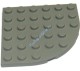 Деталь Лего Пластина Круглая Угол 6 х 6 Цвет Светло-серый (устаревший)