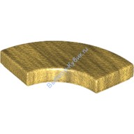 Деталь Лего Плитка Круглый Угол 2 х 2 Макарони Цвет Перламутрово-Золотой