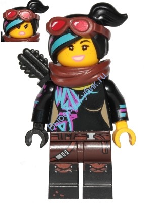 Минифигурка Лего -     Люси Уайлдстайл с Черной Колчаной