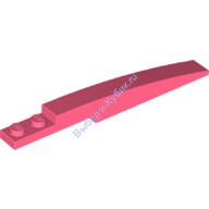 Деталь Лего Скос Закругленный 10 х 1 Цвет Коралловый
