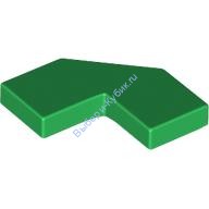 Деталь Лего Плитка Модифицированная 2 х 2 Угол С Фаской Цвет Зеленый