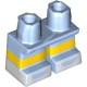 Деталь Лего Ноги Короткие С Рисунком Цвет Ярко-Светло-Голубой